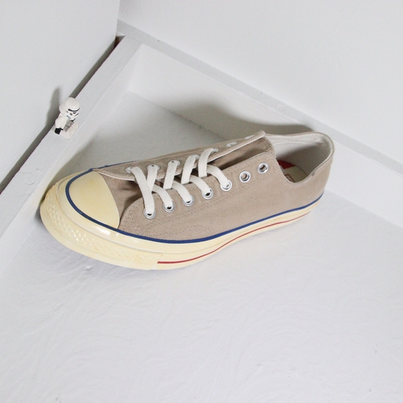 Converse Tan Cream Chuck 70s All Star Low Tops - Picture 7 of 7